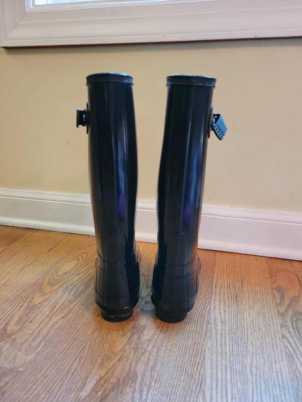 Hunter Gloss Black Tall Rain Boots